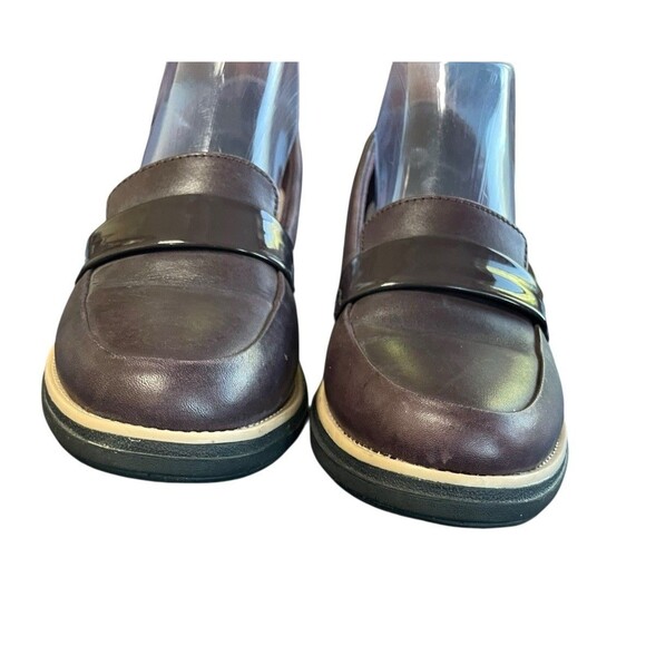 Clarks Collection Soft Cushion Wine Suede Wedge Loafers 13288 Women 7.5 M EUC - Picture 8 of 9